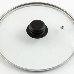 Россия Крышка d=20 см. стекл. с ручкой метал/обод низ. /1/28/