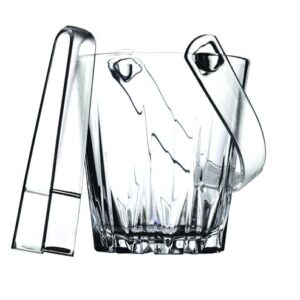 Pasabahce (Россия) Ведро для льда 0,85 л. стекло d=13 см., с пластик. щипцами Карат /6/216/