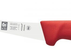 Icel (Португалия) Нож обвалочный 130/260 мм. изогнутый, полугибкое лезвие, красный SAFE Icel /1/6/