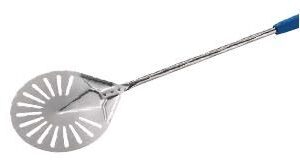 GI.METAL (Италия) Лопата для пиццы поворотная перфорир. d=20 см. l=150 см. нерж. Azzurra Gimetal /1/