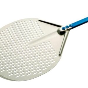 GI.METAL (Италия) Лопата для пиццы перфорир. d=36 см. l=60 см. алюм. Azzurra Gimetal /1/