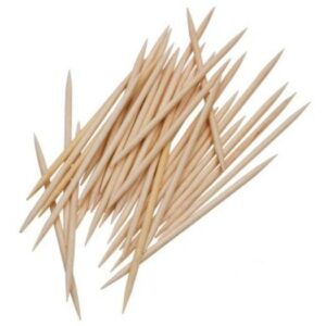 Зубочистки (Китай) Зубочистки в инд.уп. в п/э 6,5 см. d=2 мм. 1000 шт/уп /1/50/