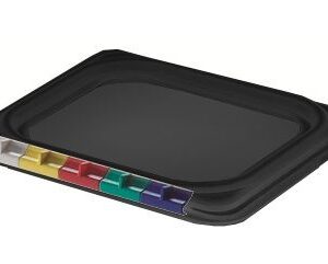 Пластик (Россия) Крышка для гастроем. 1/6 п/п черная /1/12/