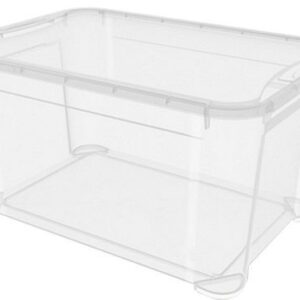 Пластик (Россия) Контейнер для продуктов прямоуг. 49 л. 55,5*39*29 см. п/п Кристалл (431265801) /1/6/