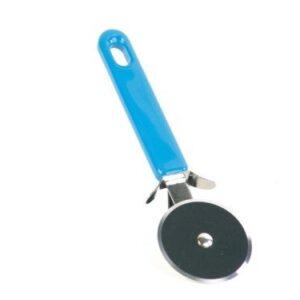 GI.METAL (Италия) Нож для пиццы d= 5,8 см. нерж. с голубой пластик. ручкой Gimetal /1/12/