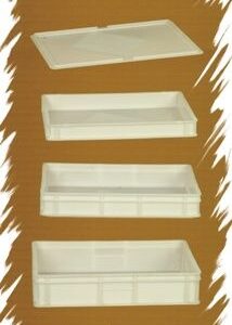 GI.METAL (Италия) Крышка для контейнера для теста 600*400*20 мм. (-20/+90), белая, полипропилен Gimetal /1/10/35/