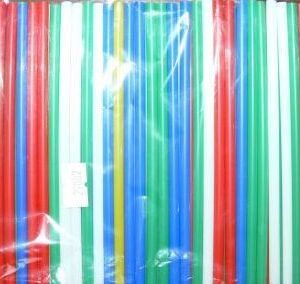 Трубочки (Россия) Трубочки кокт. 0,5*14 см. 400 шт/уп. прямые цветные Микс КОРОТКИЕ /1/50/