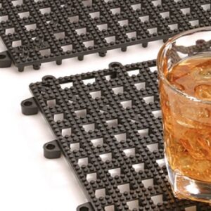 APS (Германия) Коврик барный 33*33 см. черный, пластик. APS /1/30/