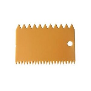 Полипропилен (Китай) Скребок кондитерский 11*7,5 см. мягкий с зубцами /1/