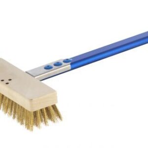 GI.METAL (Италия) Щетка для печи электрической 129 см. 20*7 см. неповоротная, с медной щетиной h=4 см., ручка нерж. Gimetal/1/