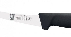 Icel (Португалия) Нож обвалочный 150/290 мм. изогнутый, жесткое лезвие, черный SAFE Icel /1/6/
