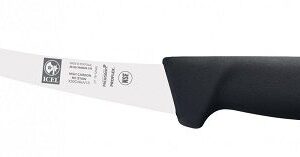 Icel (Португалия) Нож обвалочный 130/260 мм. изогнутый, полугибкое лезвие, черный SAFE Icel /1/6/