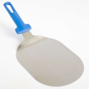 GI.METAL (Италия) Лопатка для пиццы овальная 17,5*21 см. нерж. ручка пластик Gimetal /1/4/