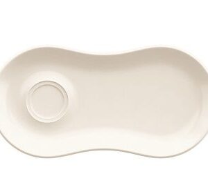 Bonna (Турция) Блюдце 250*120 мм. для завтрака Белый (чашка 68321,68422,62903,68398,66495), форма Гурмэ Bonna /1/12/1248/