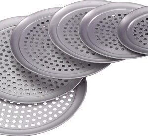 MGsteel Противень для пиццы d=33 см. h=1 см. перфор. алюм. MGsteel /1/75/