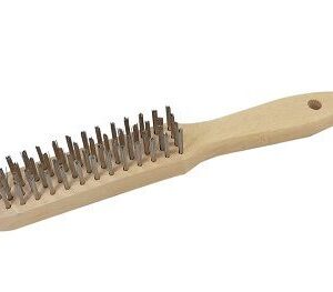 Tellier (Франция) Щетка для печи 28 см. 14*3,2 см. с металлической щетиной h=3 см., деревянная Tellier /1/4/