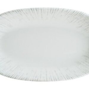 Bonna (Турция) Блюдо овальное 340*190 мм. Ирис Серый, форма Гурмэ Bonna /1/6/534/