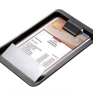 APS (Германия) Подносик для денег 20*12 см. с зажимом пластик. черный APS /1/12/