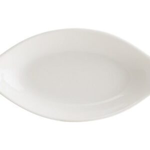 Bonna (Турция) Блюдо для запекания и подачи 220*110 мм. овальное с ушками Белый, форма Оптива Bonna /1/12/1152/