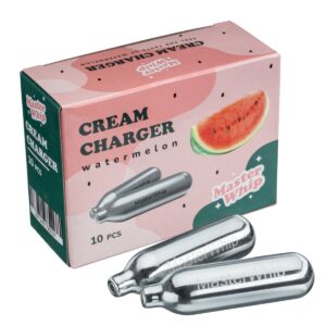MasterWhip (Китай) Баллончики для сифона для взбивания сливок (N2O) 10 шт/уп. вкус арбуз MasterWhip /1/36/