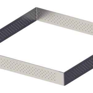 MGsteel Форма кондитерская «Квадрат» 10*10*3,5 см. нерж. перфорир. MGsteel /1/6/96/