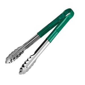 MGsteel Щипцы универсальные 40 см. нерж. зеленая ручка MGsteel /1/120/