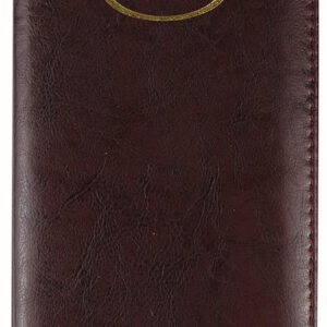 Папка-карта вин темно-коричневая [new 2S]
