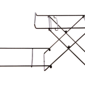 Подставка для корзинок 2-х ярусная черная [Black ST-001]