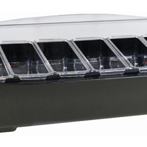 Диспенсер для фруктов 6 лотков + 2 лотка для трубочек [JW-BN6L]