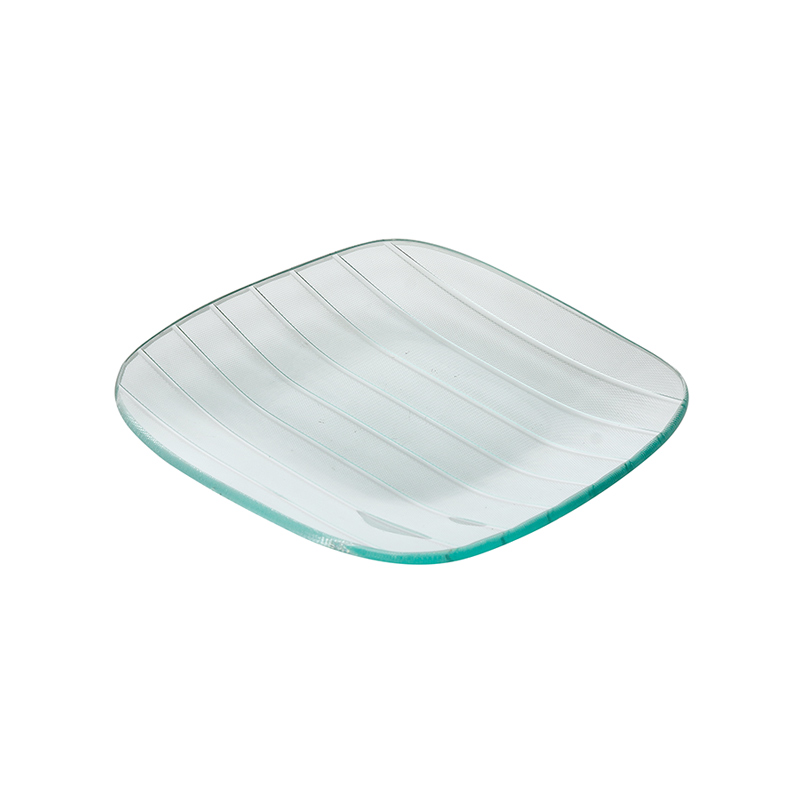 Тарелка квадратная с округлыми краями «Corone Aqua» 160 мм