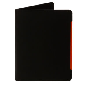 Папка для меню с оранжевой вставкой