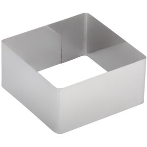 Форма для выпечки/выкладки гарнира или салата «Квадрат» Luxstahl 100х100 мм