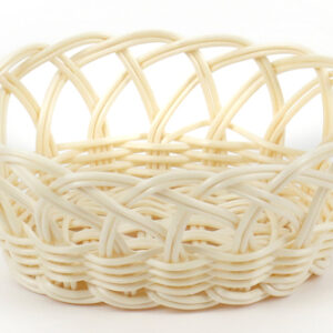 Корзинка пластиковая 170х110 мм бежевая [KT4062]