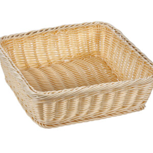 Корзинка пластиковая 290х290х90 мм бежевая [Beige 3012]