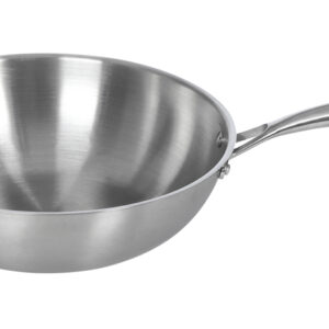 Сковорода ВОК Luxstahl 340/90 из нержавеющей стали [C241341]