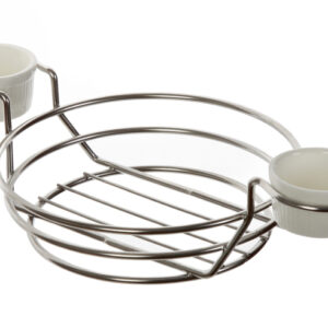 Корзинка с 2-мя соусниками 265х155х57 мм