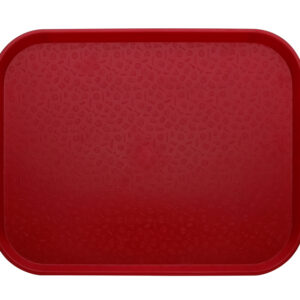 Поднос столовый 450х355 мм с ручками вишневый