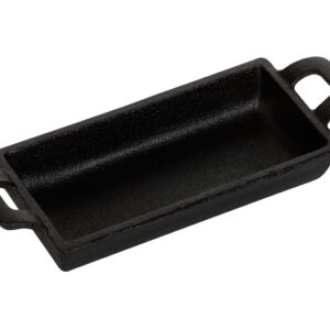Сковорода 153х77 мм с двумя ручками порционная чугун Luxstahl [HE1577]