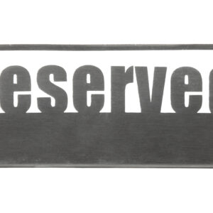 Табличка настольная «Reserved 1» Luxstahl 140х50 мм