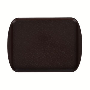 Поднос столовый 415х305 мм с ручками шоколадный
