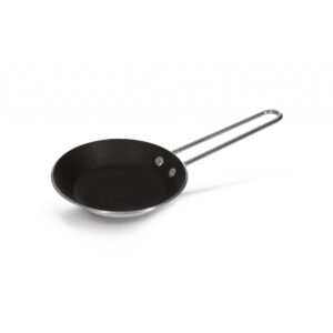 СКОВОРОДА блинная d=160/20 нерж. антиприг. покрытие с ручкой, ИНДУКЦИЯ, LUXSTAHL