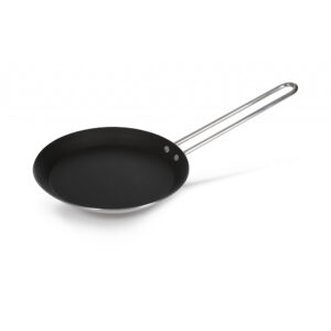 СКОВОРОДА блинная d=240/20 нерж. антиприг. покрытие с ручкой, ИНДУКЦИЯ, LUXSTAHL
