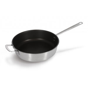 СКОВОРОДА d=320/85 нерж антиприг. покрытие, высокие борта, ИНДУКЦИЯ, LUXSTAHL