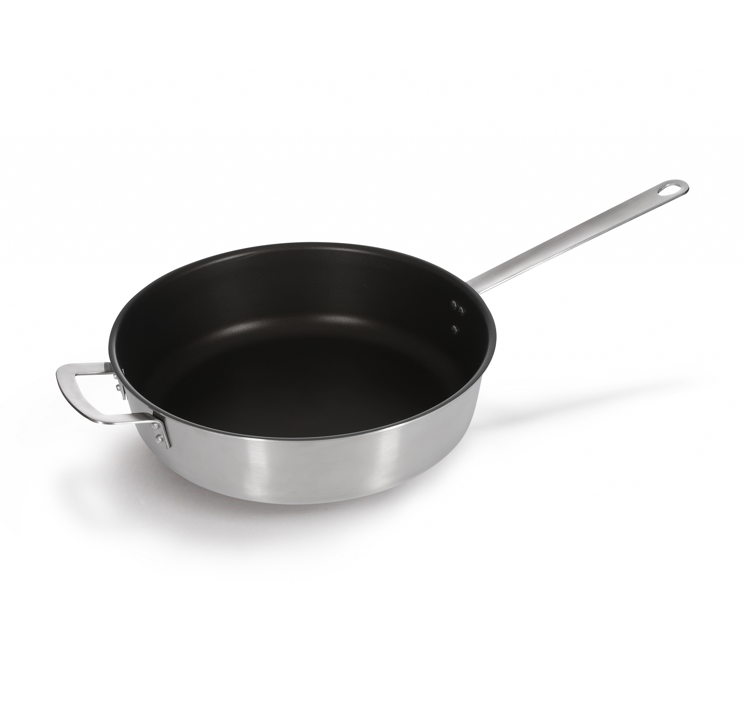 СКОВОРОДА d=320/85 нерж антиприг. покрытие, высокие борта, ИНДУКЦИЯ, LUXSTAHL