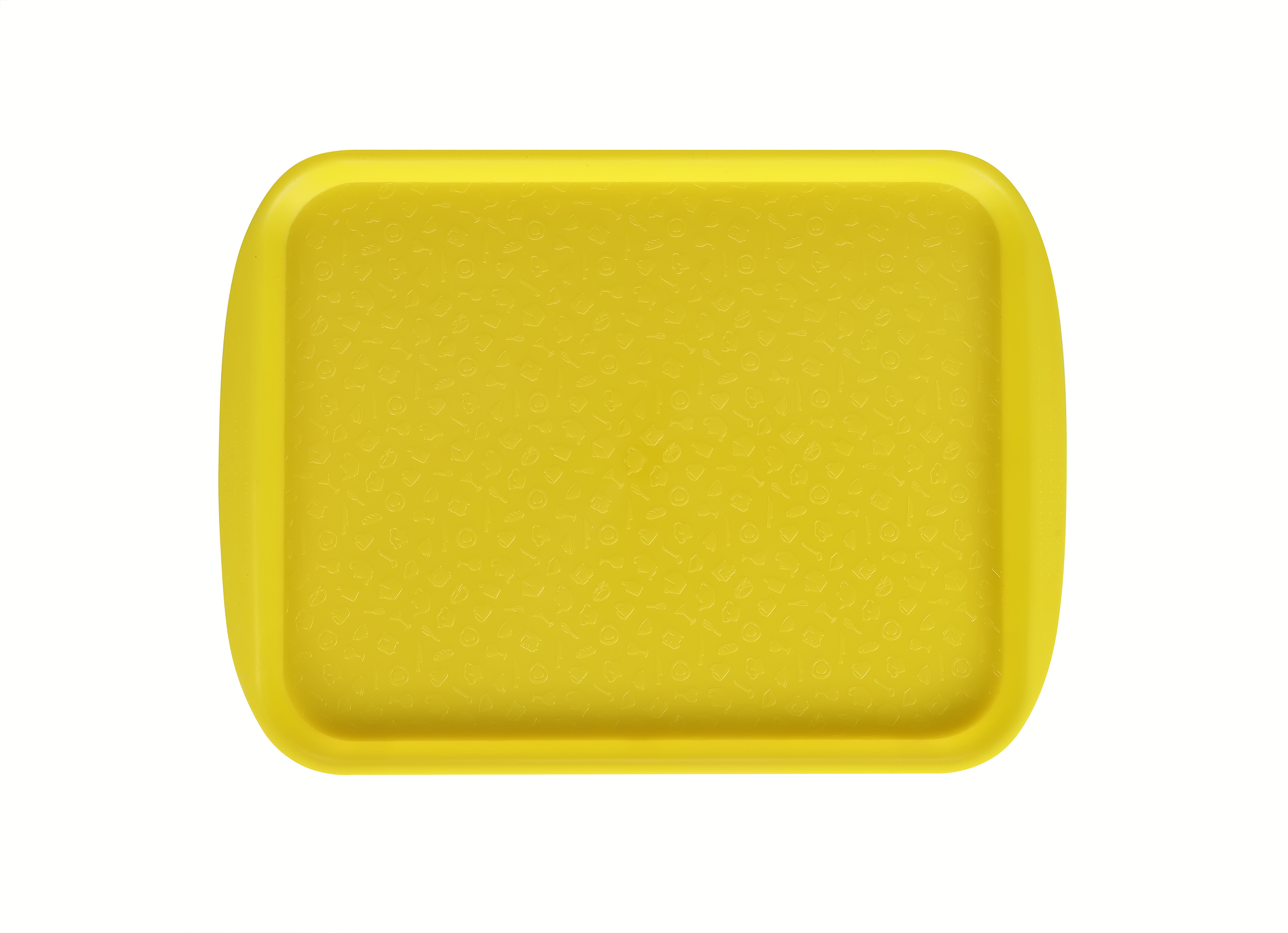 Поднос столовый 330х260 мм желтый