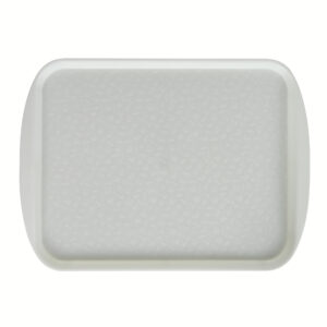 Поднос столовый 415х305 мм с ручками жемчужно-белый