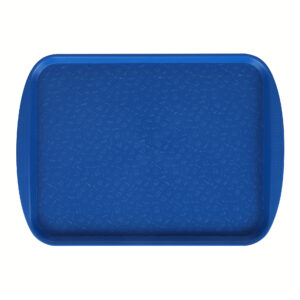 Поднос столовый 415х305 мм с ручками лазурный