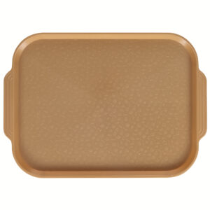 Поднос столовый 450х355 мм с ручками золотой