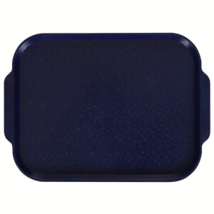 Поднос столовый 450х355 мм с ручками темно-синий