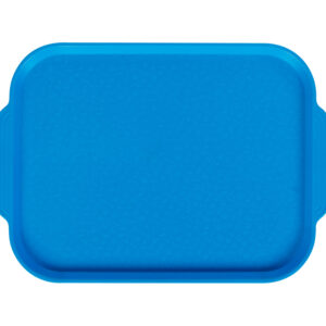 Поднос столовый 450х355 мм с ручками голубой